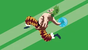 Minimalist One Piece Bartolomeo The Cannibal Wallpaper