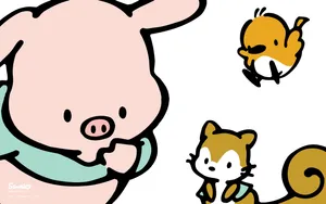 Minimalist Pippo Sanrio Wallpaper