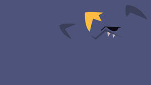 Minimalist Purple Garchomp Wallpaper