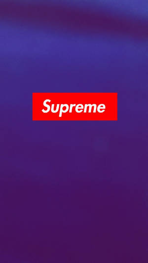 Minimalist Purple Supreme Wallpaper