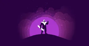 Minimalist Purple Thanos Hd Wallpaper