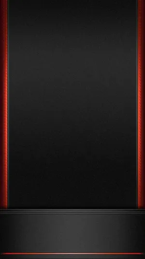 Minimalist Red And Black Poster Wallpaper