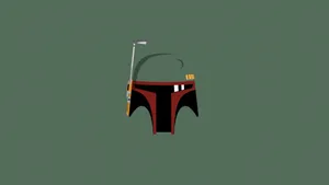 Minimalist Star Wars Red Mask Wallpaper
