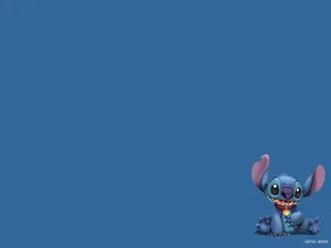 Minimalist Stitch 3d Drawing Wallpaper