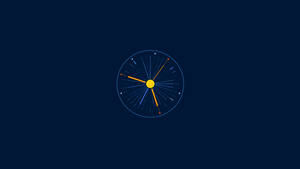 Minimalist Time Clock Wallpaper