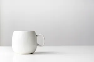 Minimalist White Mug Wallpaper