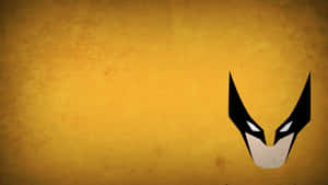 Minimalist Yellow Wolverine Vector Hd Wallpaper