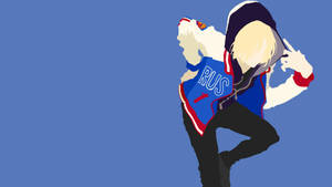 Minimalist Yuri On Ice Plisetsky Wallpaper