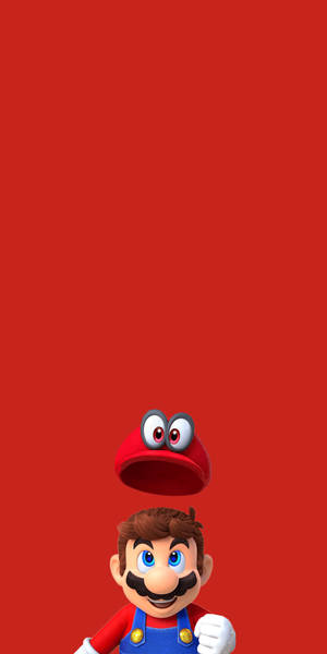 Minimalistic Mario Phone Wallpaper : Supermarioodyssey Wallpaper