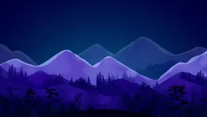 Minimalistic Simplicity: A Serene Landscape With A Lone Tree Wallpaper