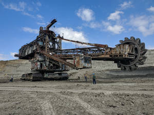 Mining Excavator Wallpaper