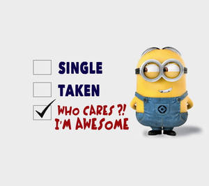 Minion Single Or Taken Wallpaper