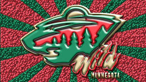 Minnesota Wild Plastic Effect Wallpaper