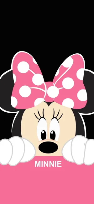 Minnie Mouse In Pink Wallpaper