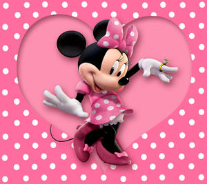 Minnie Mouse Wearing Diamond Ring Wallpaper