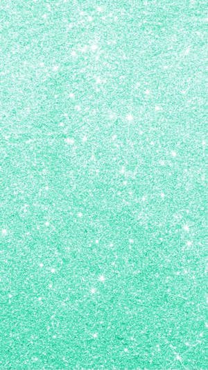 Mint Green Glitter Sparkle Iphone Wallpaper
