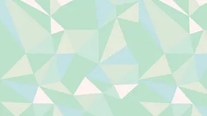 Mint Green Prism Pattern Wallpaper