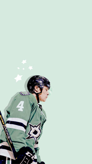 Miro Heiskanen Pastel Green Art Wallpaper