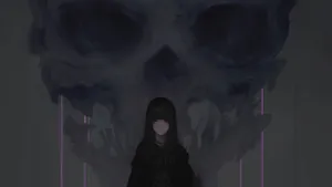 Miss Han Chan Black Anime Wallpaper