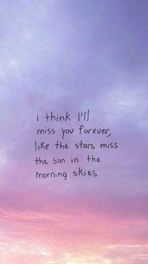 Missing You Summertime Sadness Lyrics Wallpaper