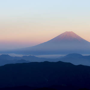 Misty Mountainside Free Ipad Wallpaper