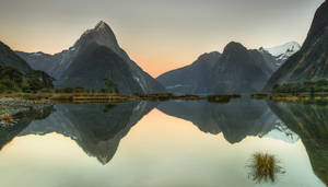 Mitre Peak New Zealand Wallpaper