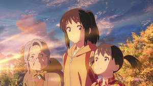 Mitsuha Family Your Name Anime 2016 Wallpaper