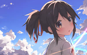 Mitsuha Fan Art Your Name Anime 2016 Wallpaper