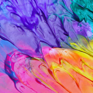 Mixed Oil Paint Splash Wallpaper