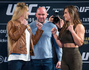 Mma Holly Holm And Miesha Tate Wallpaper