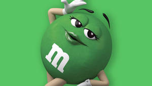 Mms Green With Lovely Eyes Wallpaper
