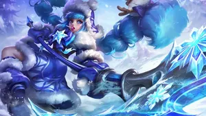 Mobile Legends Ruby In Winter Wallpaper