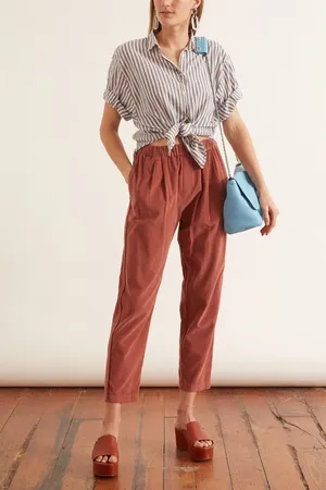 Model With Jérôme Dreyfuss Blue Bag Wallpaper