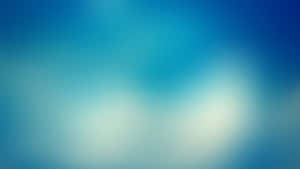 Modern Blue Themed Pc Setup Wallpaper