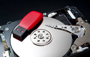 Modern Data Storage Devices Wallpaper