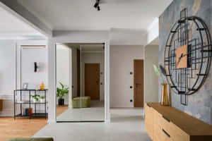 Modern Home Interiorwith Decorative Accents Wallpaper