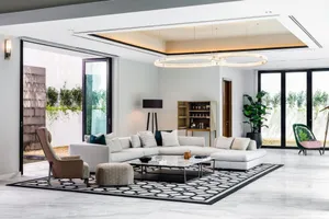 Modern Living Room Interior Design Wallpaper