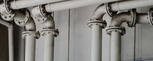 Modern Residential Plumbing System Wallpaper