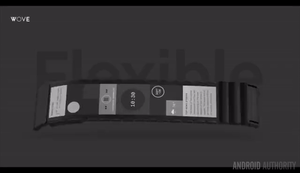 Modern Smartwatch On A Wooden Surface Wallpaper