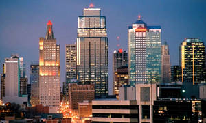 Modern Sunrise Kansas City Wallpaper