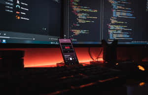 Modern Technology Connected In It Computer Networking Wallpaper