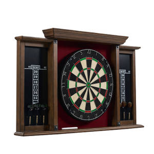 Modest Polish Darts Wooden Dartboard Cabinet Wallpaper