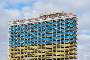 Moldova Chișinău Colorful Building Wallpaper