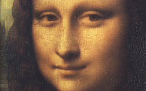 Mona Lisa Close Up Wallpaper