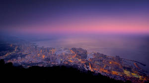 Monaco Pink Skies Wallpaper