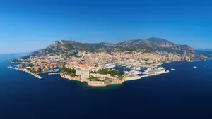 Monaco Surrounded By Water Wallpaper