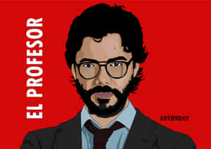 Money Heist Professor Poster Wallpaper