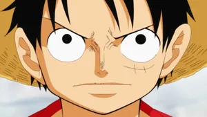 Monkey D Luffy Fierce Gaze Wallpaper
