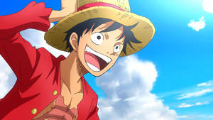 Monkey D. Luffy Smile Under The Sky Wallpaper