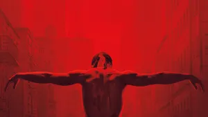 Monochromatic Red Daredevil Wallpaper